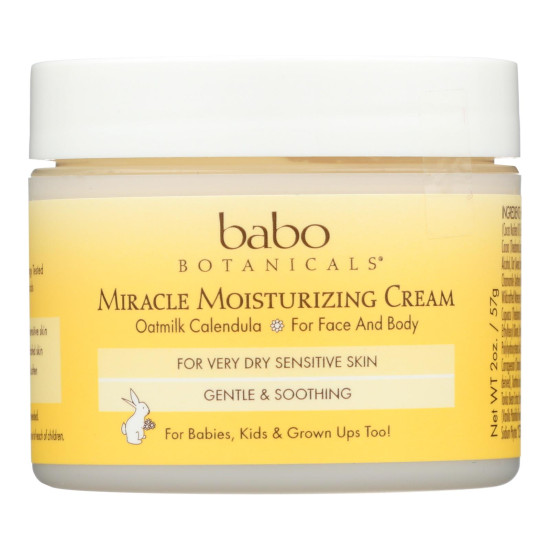 Babo Botanicals - Miracle Cream - Moisturizing - Oatmilk - 2 Ozidx HG1632298