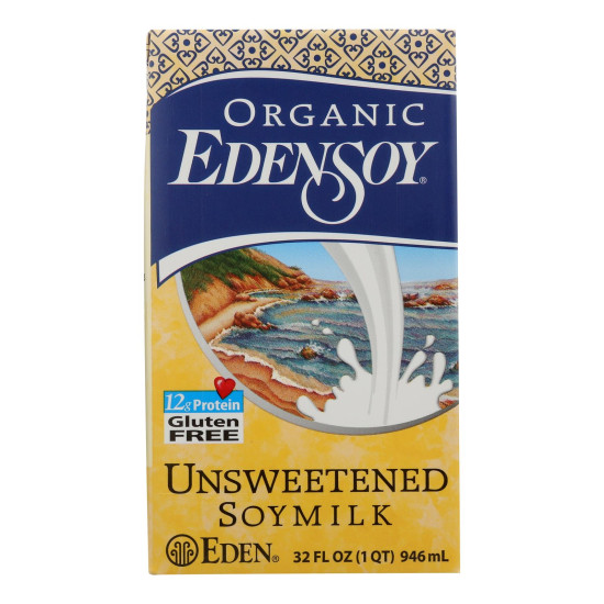 Eden Foods Organic Unsweetened Soymilk - Case Of 12 - 32 Fl Oz.idx HG0683987