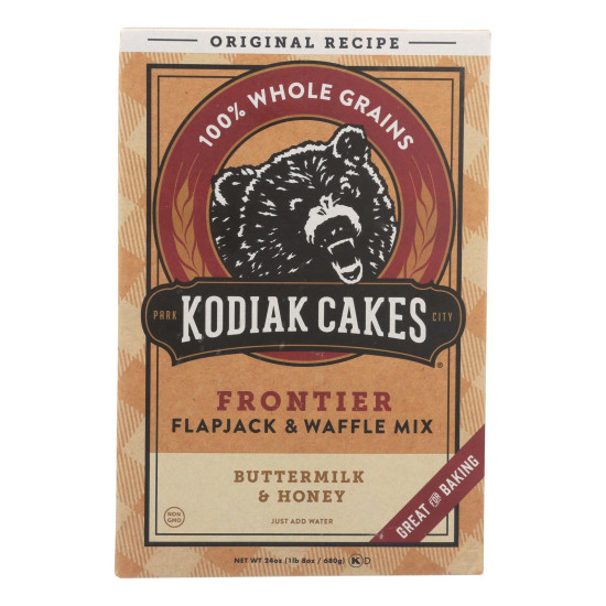 Kodiak Cakes Flapjack And Waffle Mix - Buttermilk And Honey - Case Of 6 - 24 Oz.idx HG1113331