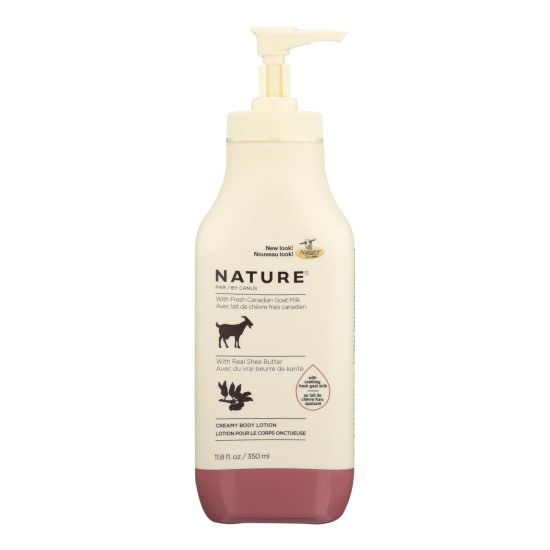 Nature By Canus Lotion - Goats Milk - Nature - Shea Butter - 11.8 Ozidx HG1549625