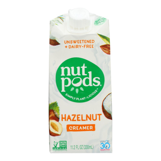 Nutpods - Non-dairy Creamer Hazelnut Unsweetened - Case Of 12 - 11.2 Fl Oz.idx HG1940840