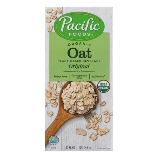 Pacific Natural Foods Oat Original - Organic - Case Of 12 - 32 Fl Oz.idx HG0542480