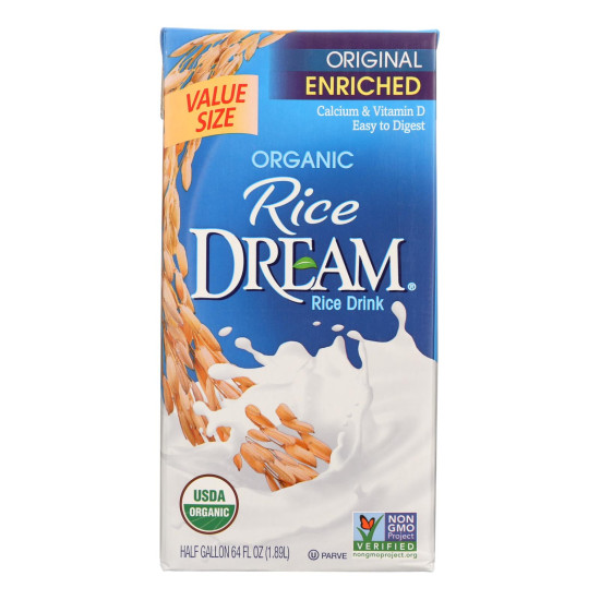 Rice Dream Original Rice Drink - Enriched Organic - Case Of 8 - 64 Fl Oz.idx HG0333518