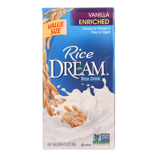 Rice Dream Original Rice Drink - Enriched Vanilla - Case Of 8 - 64 Fl Oz.idx HG0333534